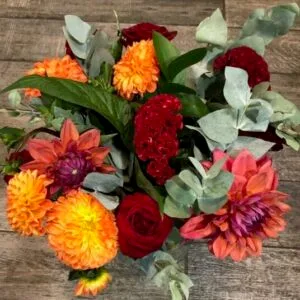 Bouquet de Fleurs Rouges