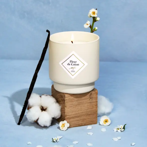 Cotton Flower Candle